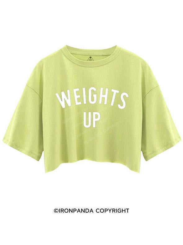 WEIGHTS UP CROP TOPS