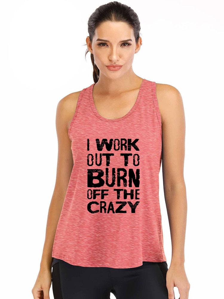 Burn Crazy Loose  Ironpanda Women Fitness Tank