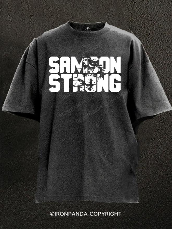 Samson Strong Washed Gym Shirt