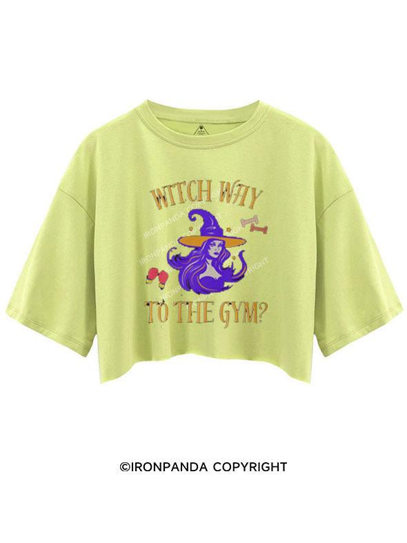 WITCH WAY TO THE GYM? CROP TOPS