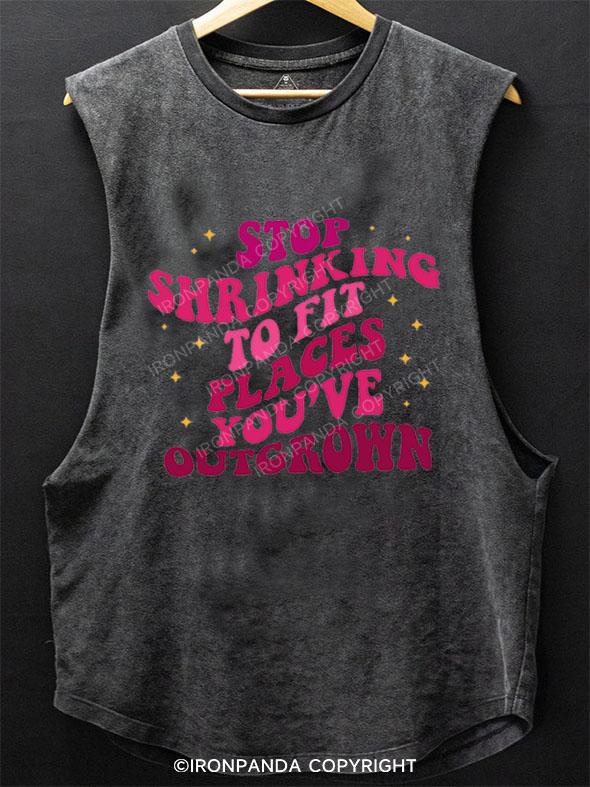 STOP SHRINKING TO FIT PLACES YOU'VE OUTGROWN SCOOP BOTTOM COTTON TANK