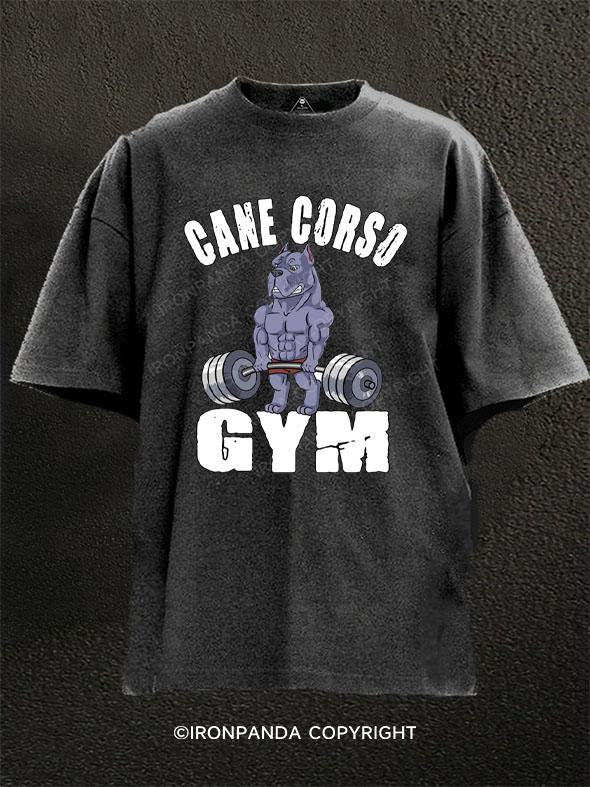 Cane Corso gym Washed Gym Shirt