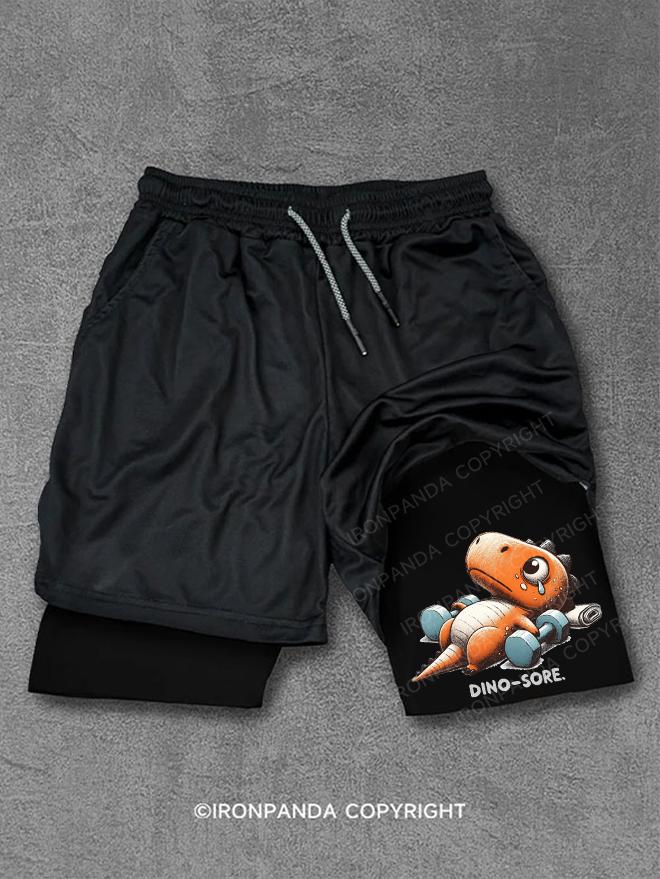 Dino-Sore After Workout Performance Training Shorts