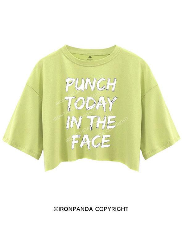 PUNCH TODAY IN THE FACE CROP TOPS