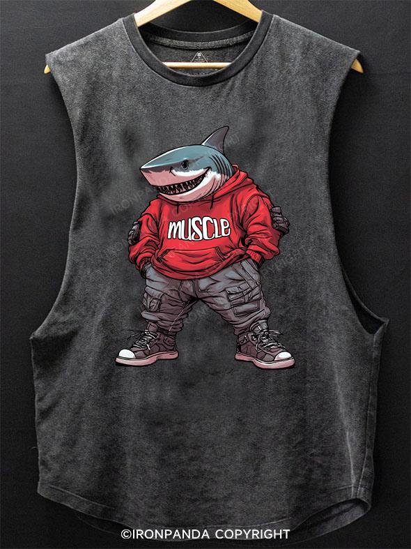 Muscle shark SCOOP BOTTOM COTTON TANK