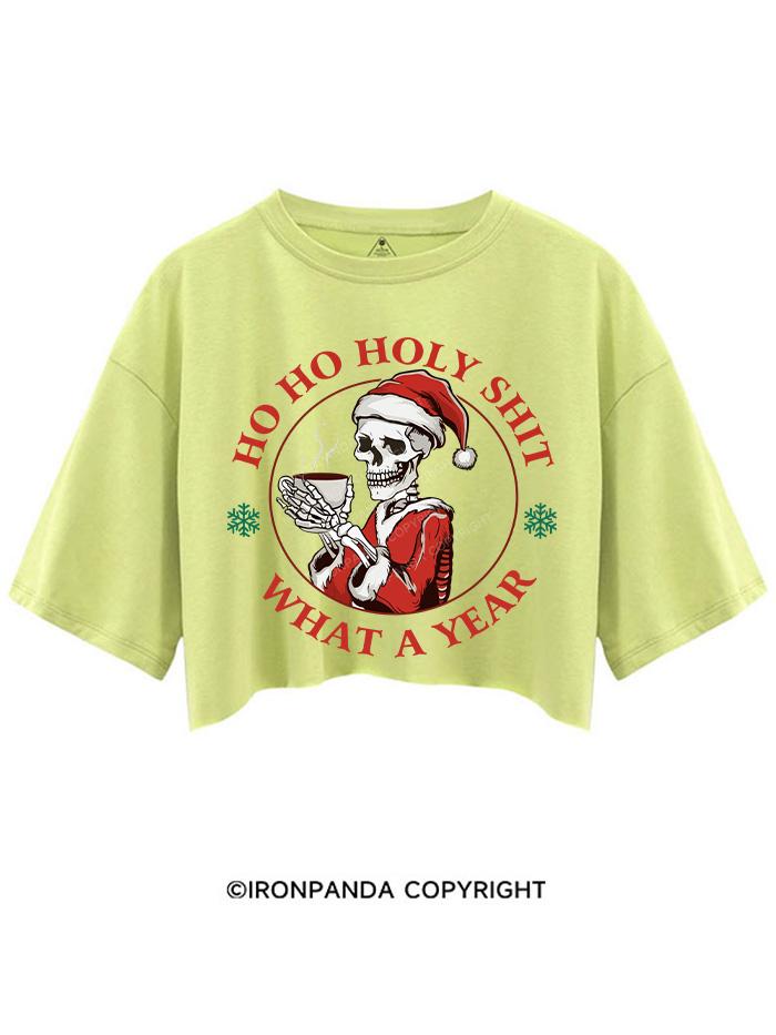 HOHOHO HOLLY SHIT WHAT A YEAR CROP TOPS