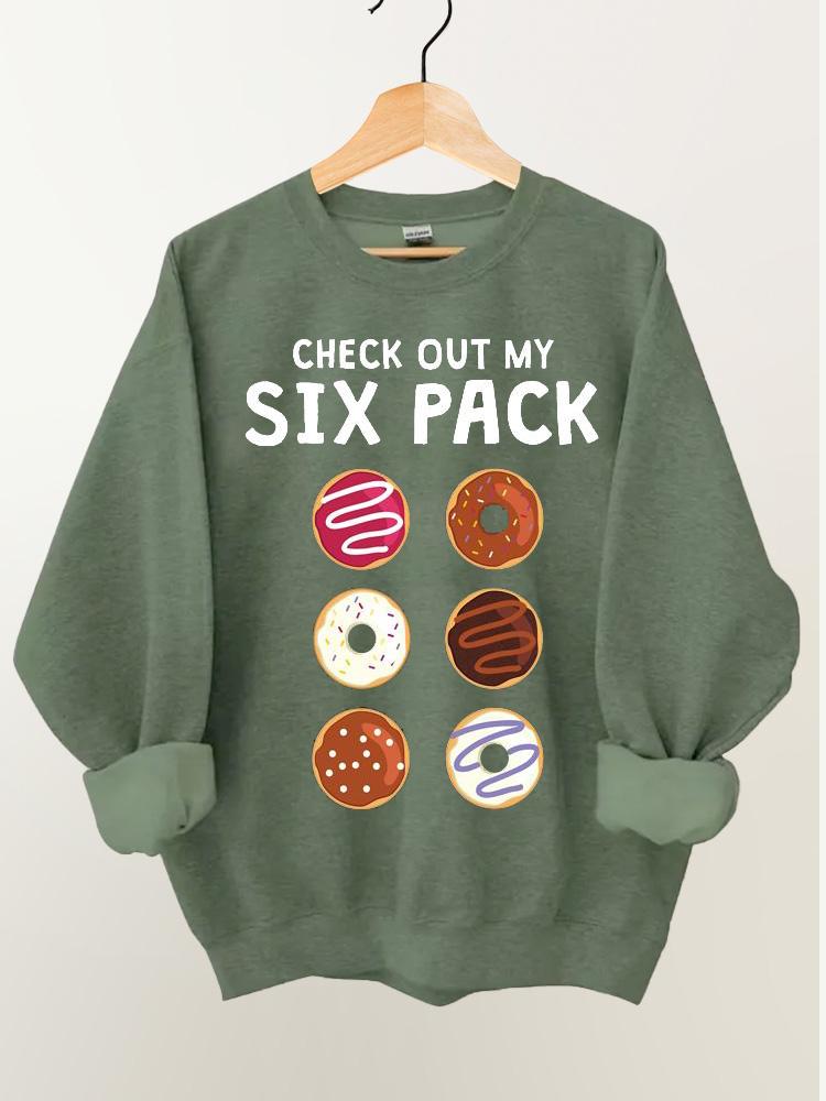 Check Out My Six Pack Vintage Gym Sweatshirt