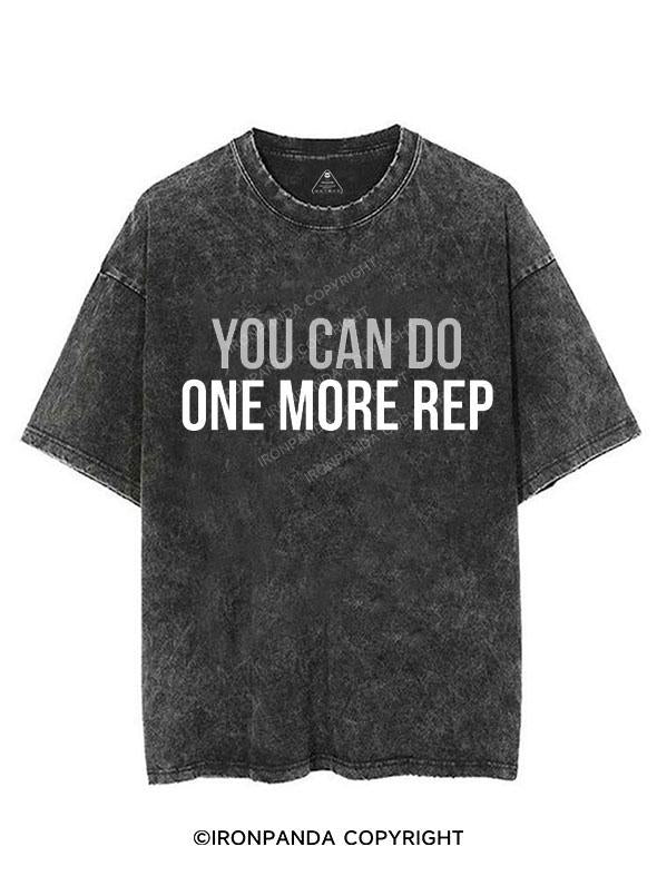 YOU CAN DO ONE MORE REP VINTAGE GYM SHIRT