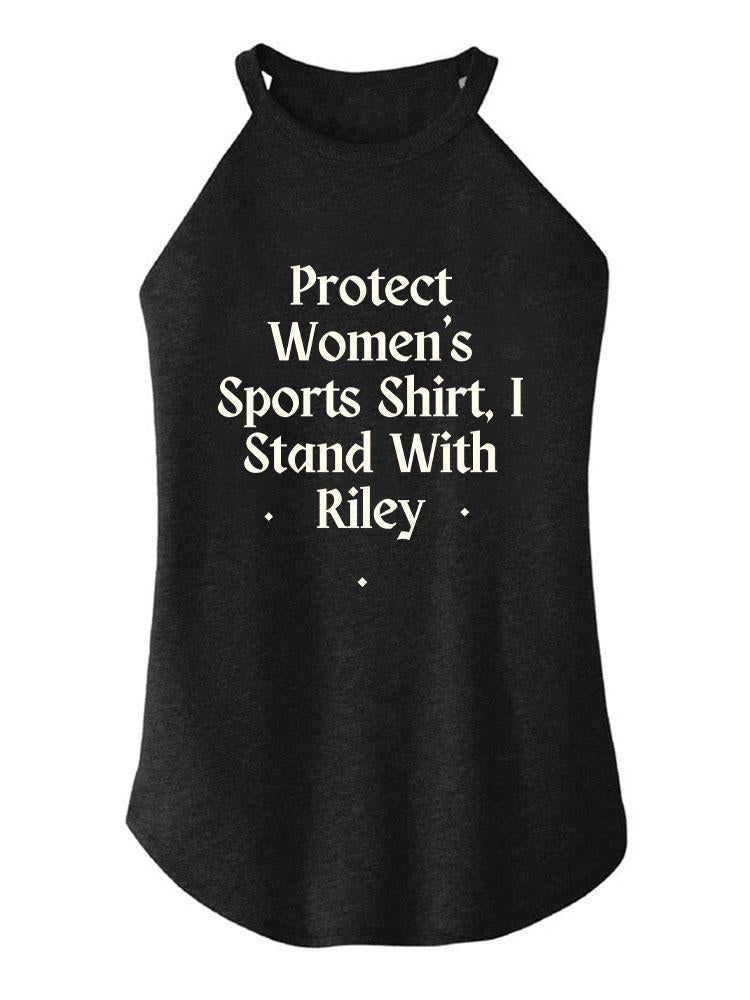 protect women's sports shirt TRI ROCKER COTTON TANK