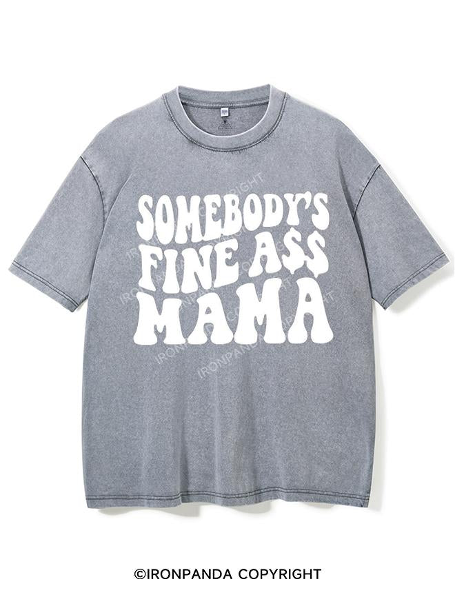 SOMEBODY'S FINE ASS MAMA VINTAGE GYM SHIRT