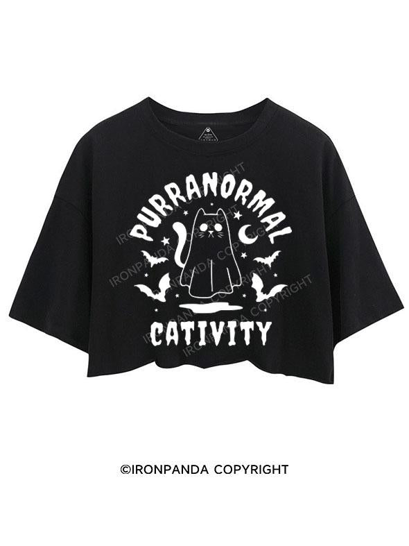 PURRANORMAL CATIVITY CROP TOPS