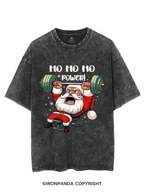 HO HO HO POWER! VINTAGE GYM SHIRT