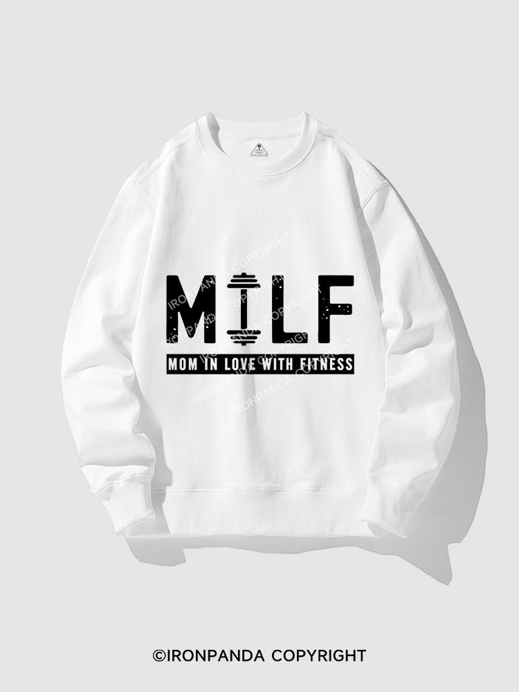 MILF MOM IN LOVE WITH FITNESS CREWNECK Sweatshirt