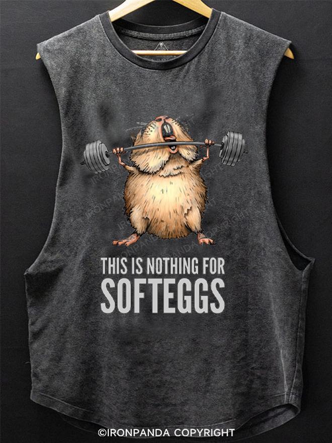 THIS IS NOTHING FOR SOFTEGGS SCOOP BOTTOM COTTON TANK