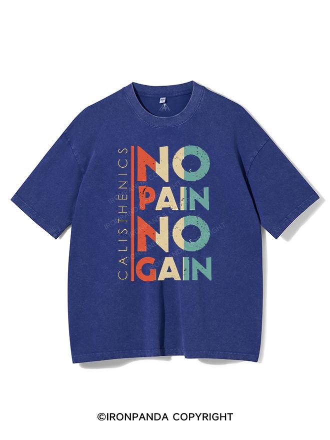 NO PAIN NO GAIN VINTAGE GYM SHIRT