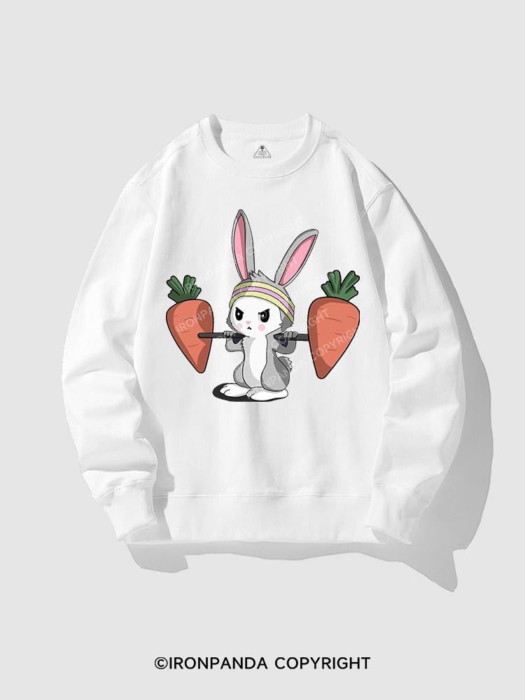 SQUAT RABBIT CREWNECK Sweatshirt