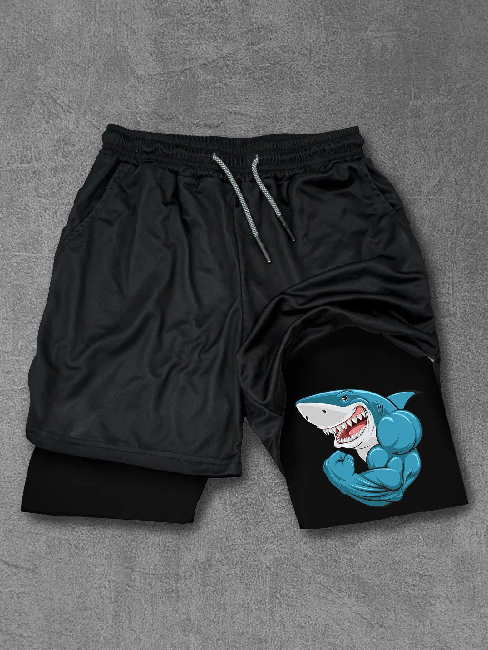 Muscular Shark Performance Training Shorts