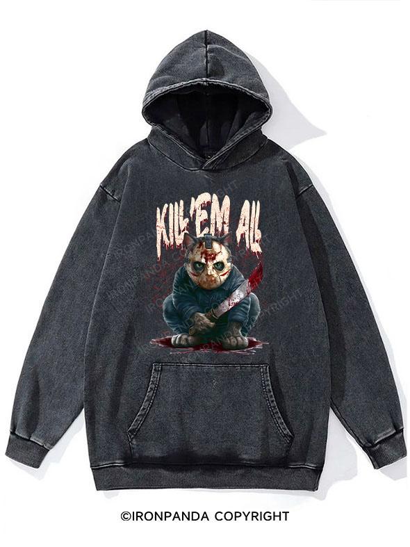 Kill'em All Washed Gym Hoodie