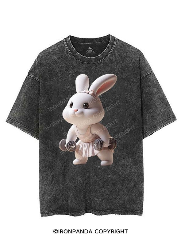 LIFTING BABY BUNNY VINTAGE GYM SHIRT