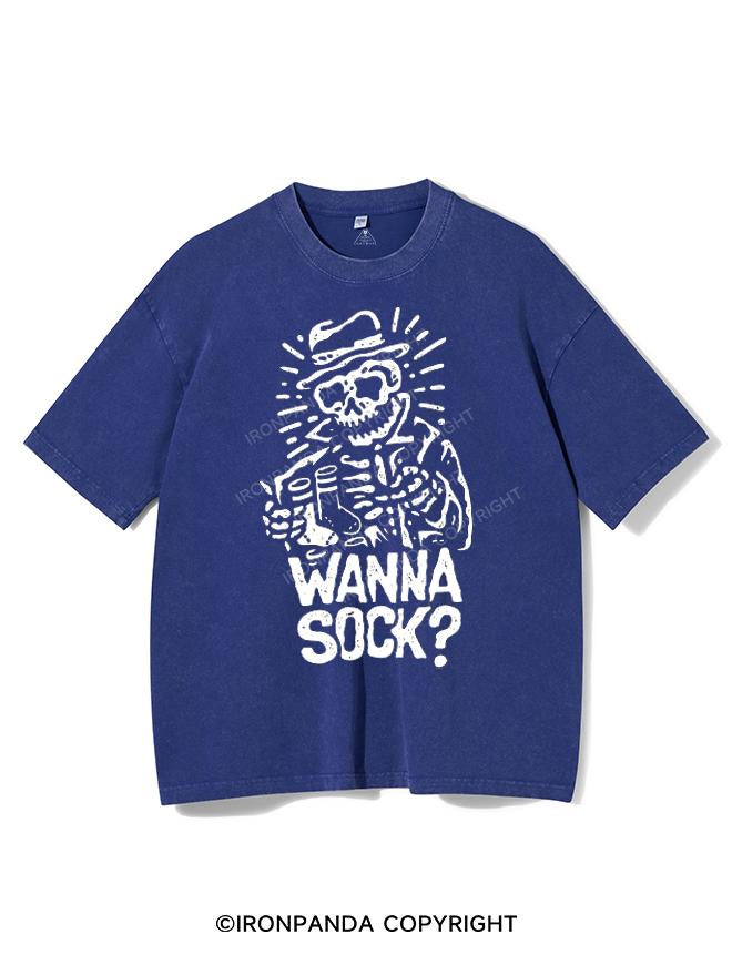 WANNA SOCK VINTAGE GYM SHIRT