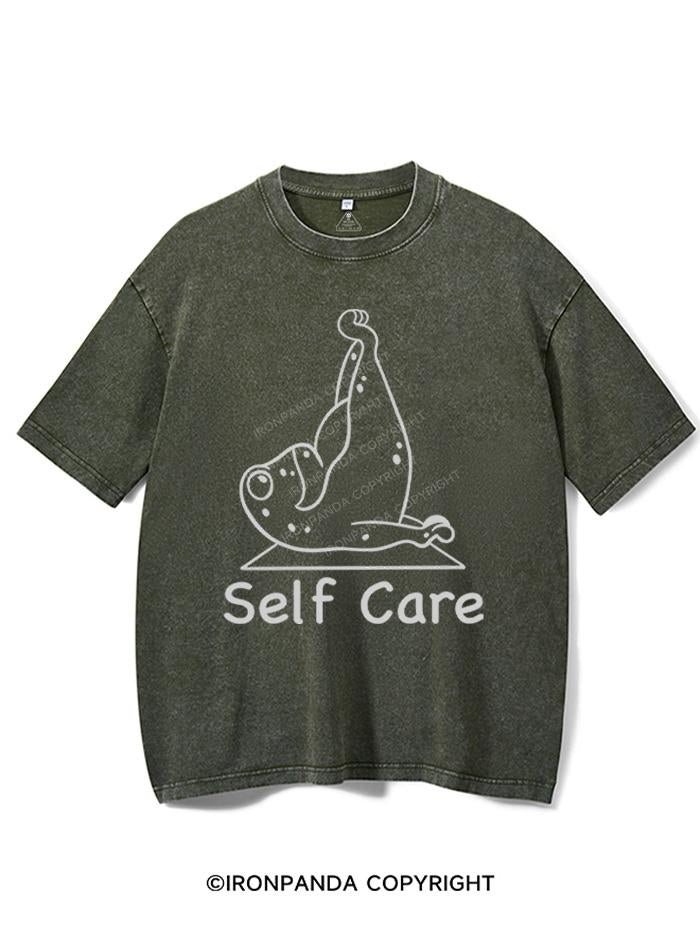 SELF CARE VINTAGE GYM SHIRT