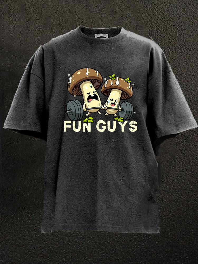 Fun Guys Washed Gym Shirt