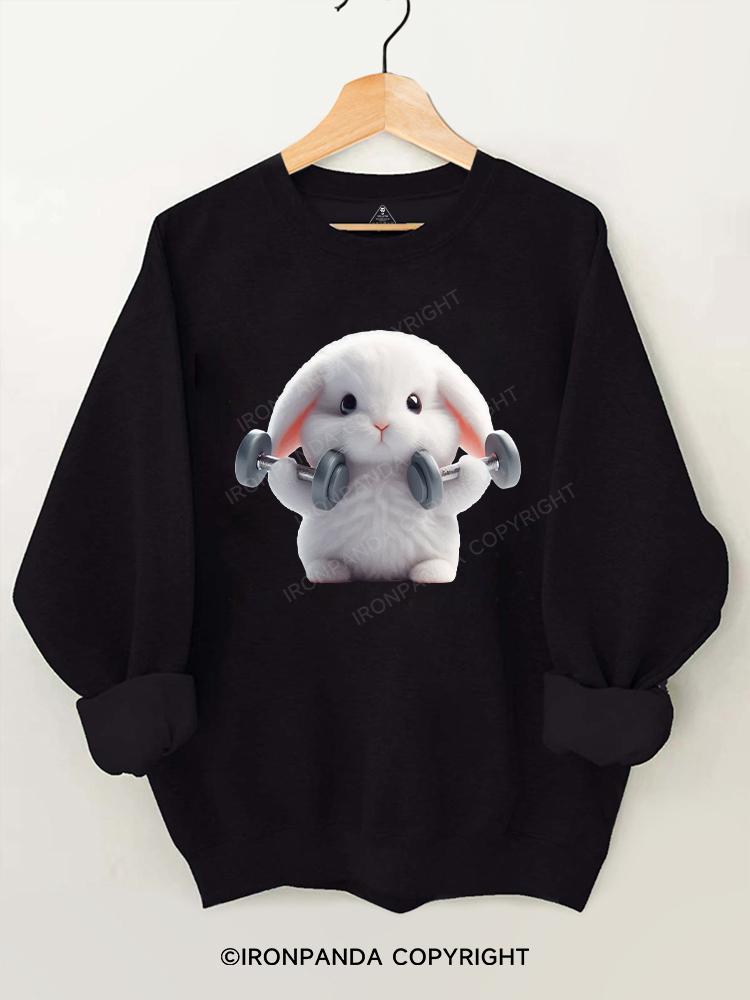 weightlifting rabbit Gym Sweatshirt