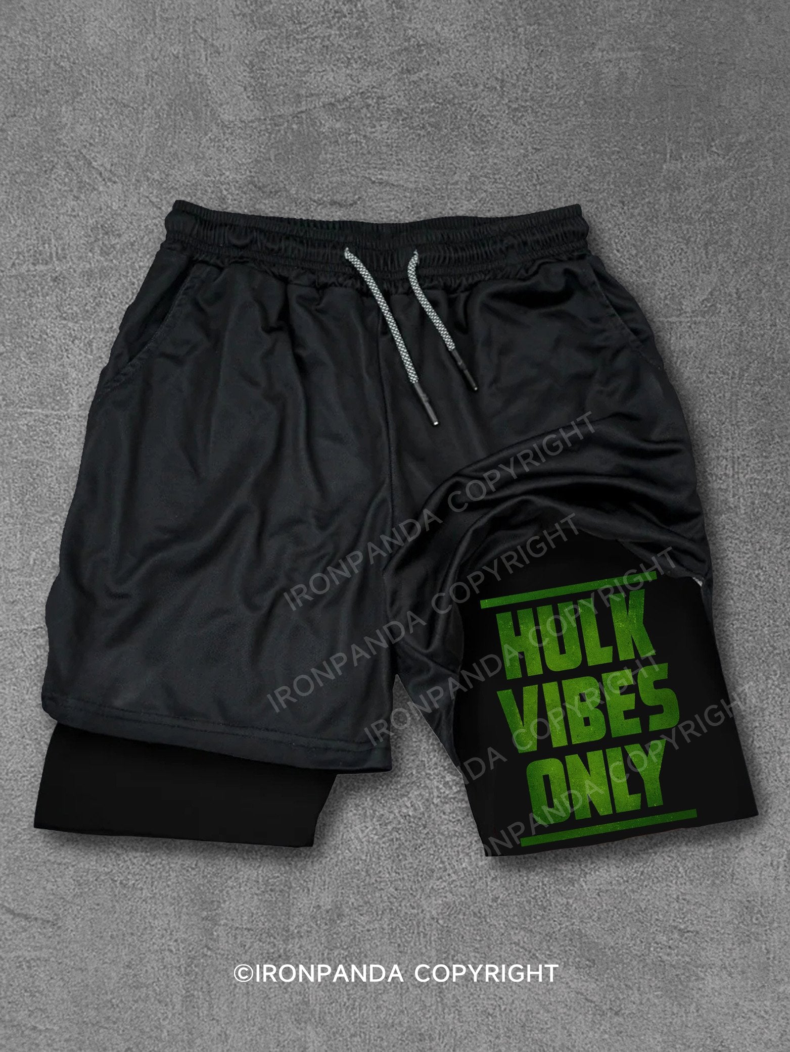 hulk vibes only Performance Training Shorts