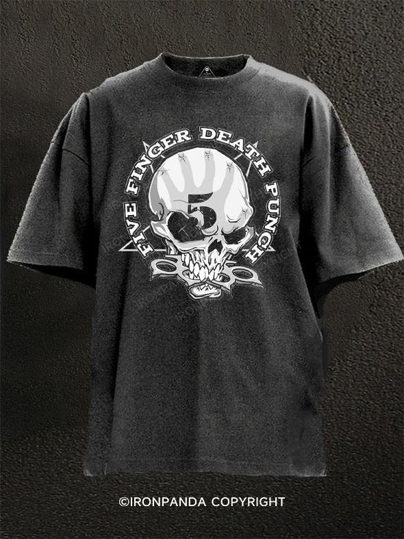 5 Finger Death Punch Washed Gym Shirt