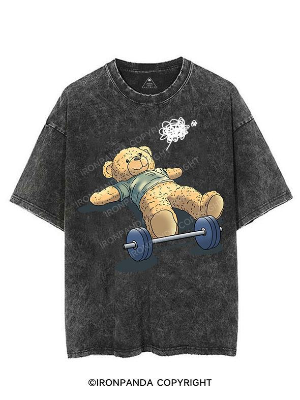 TEDDY'S BENCH HUSTLE VINTAGE GYM SHIRT