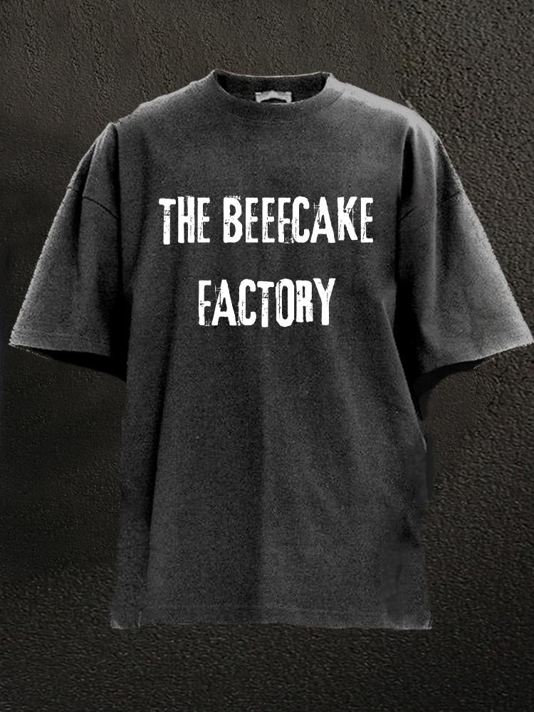 the beefcake factory Washed Gym Shirt