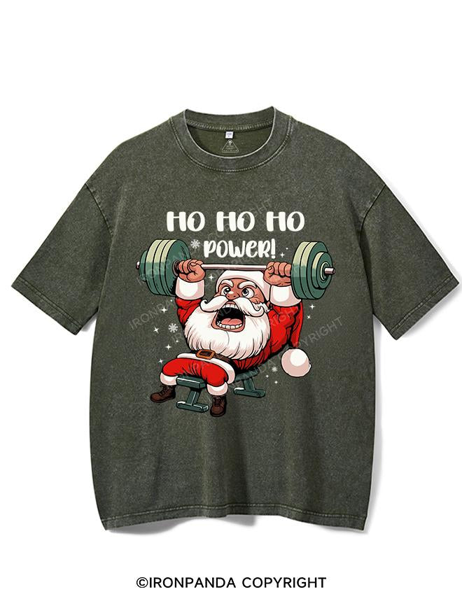 HO HO HO POWER! VINTAGE GYM SHIRT