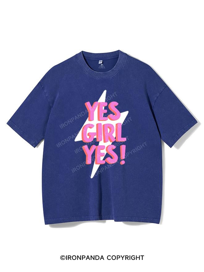 YES GIRL YES! VINTAGE GYM SHIRT