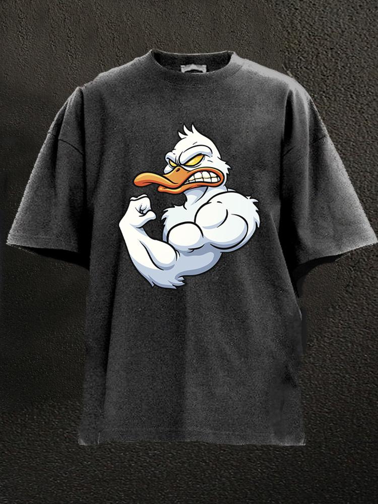 muscle duck Washed Gym Shirt