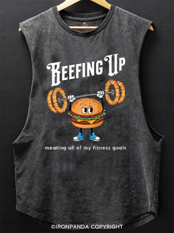 beefing up SCOOP BOTTOM COTTON TANK