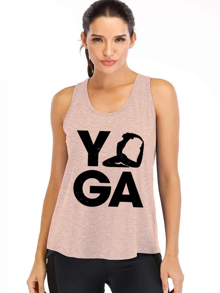 YOGA Loose fit cotton  Gym Tank