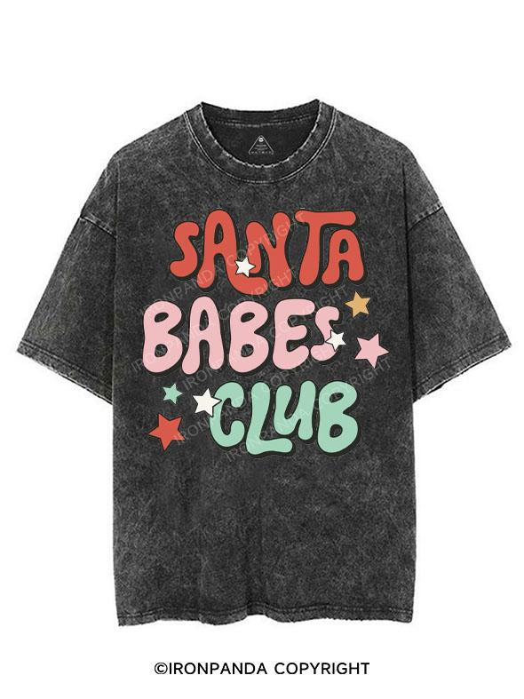 SANTA BABES CLUB VINTAGE GYM SHIRT