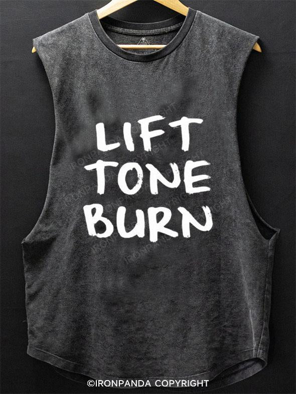 LIFT TONE BURN SCOOP BOTTOM COTTON TANK