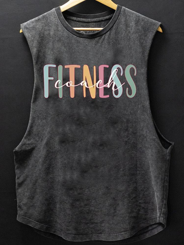 FITNESS Scoop Bottom Cotton Tank