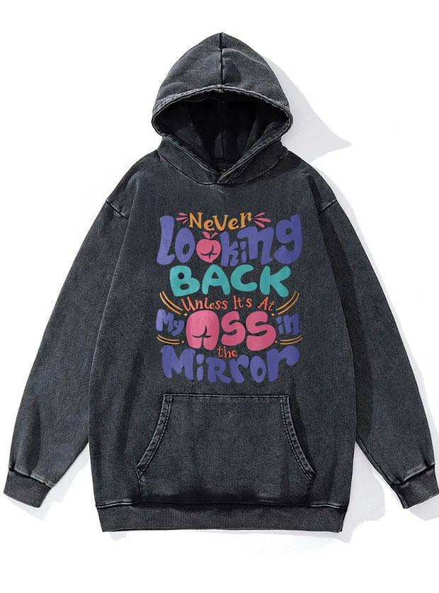 Never Looking Back WASHED GYM HOODIE