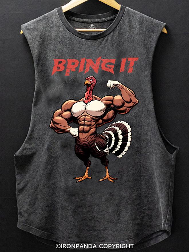 BRING IT SCOOP BOTTOM COTTON TANK