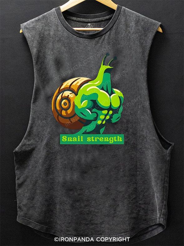 Snail strength SCOOP BOTTOM COTTON TANK