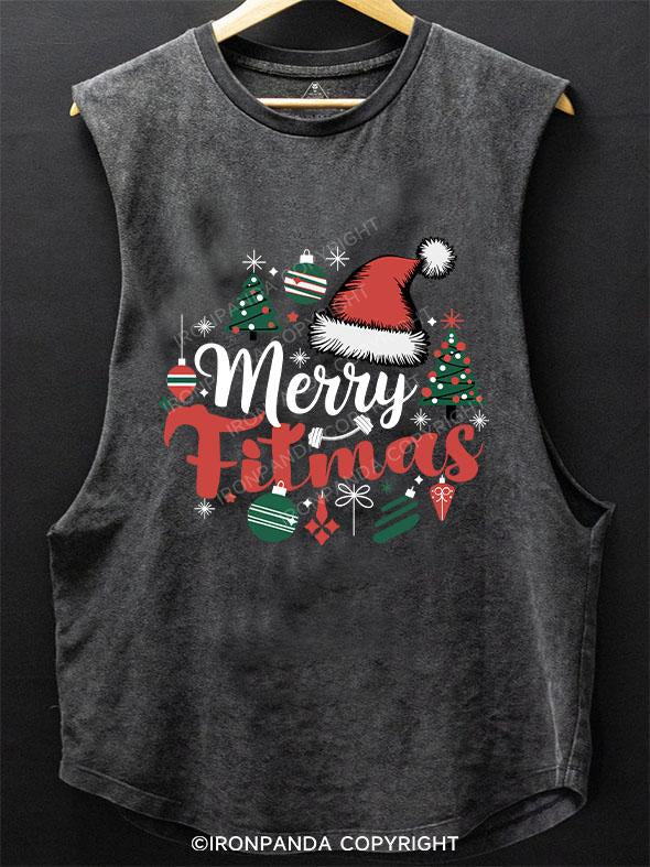 MERRY FITMAS SCOOP BOTTOM COTTON TANK