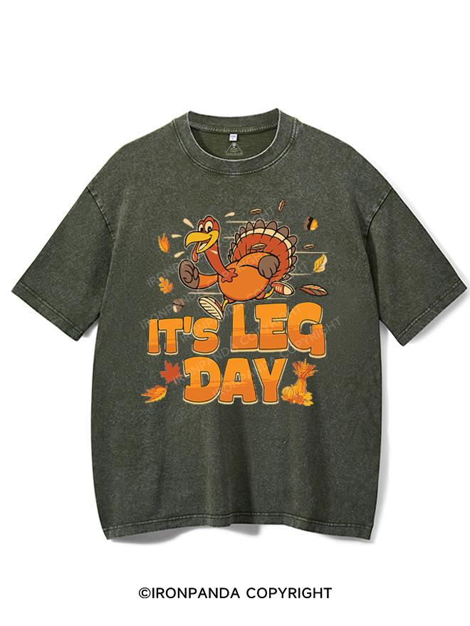 IT'S LEG DAY VINTAGE GYM SHIRT