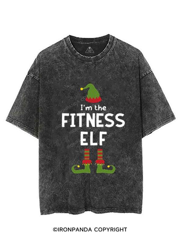 I'M THE FITNESS ELF VINTAGE GYM SHIRT