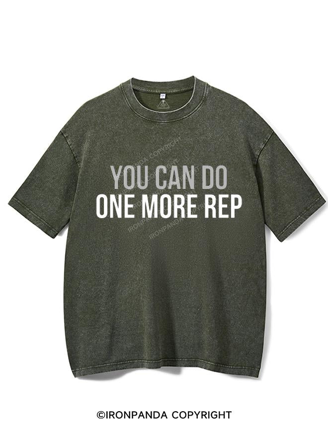 YOU CAN DO ONE MORE REP VINTAGE GYM SHIRT