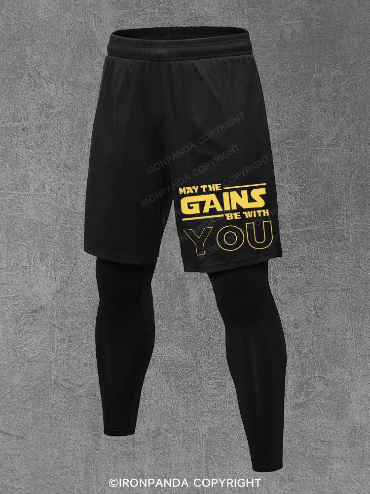 May the Gains Be With You Performance Training Pants