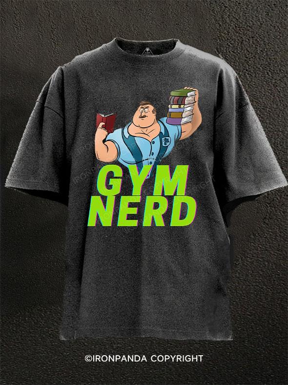 GYM NERD Washed Gym Shirt