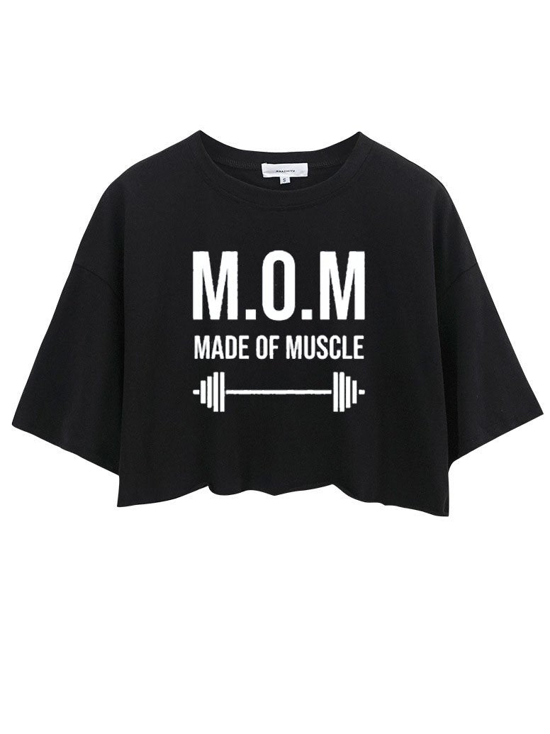 M.O.M Made of Muscle  CROP TOPS