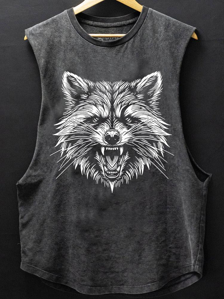 RACCOON HEAD BOTTOM COTTON TANK